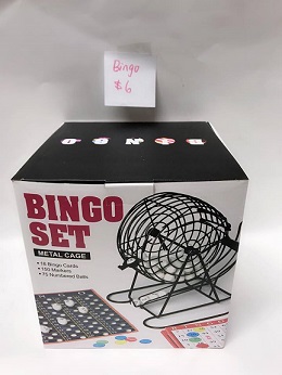 Metal Cage Bingo Set