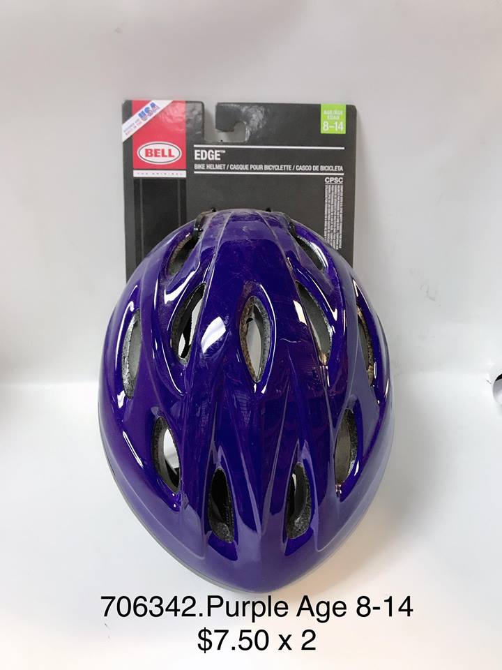 HELMET- Purple Age 8-14