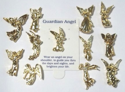 ANGEL PIN 12 Style Assortment in 3 Dozen Display