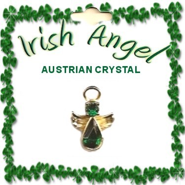 Irish Guardian Angel Crystal Lapel Pin in 1 Dozen Pack