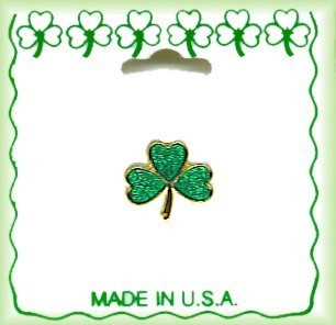 Irish Shamrock Lapel PIN