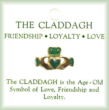 Irish Claddagh Lapel PIN