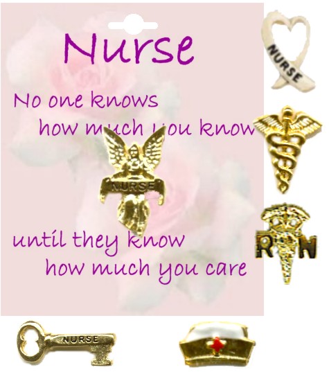 Nurses GOLD Plated Pin Assortment
