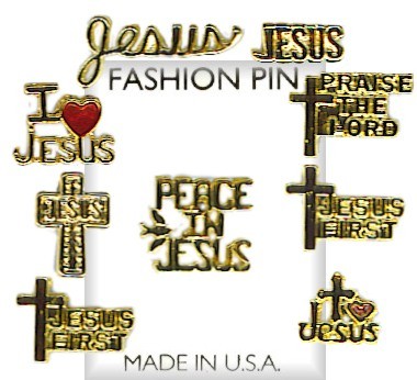 Jesus PIN Assortment