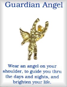 Good Luck Guardian ANGEL PIN in 3 Dozen Display