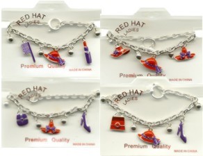 Red Hat Charm BRACELETs