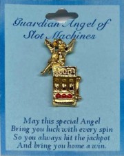 Slot Machine Guardian Angel Pin