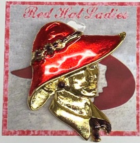 Red Hat Brooch Pin