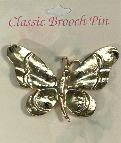 Butterfly Brooch PIN Gold Plated