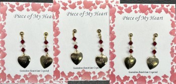 VALENTINE Candy Heart Sayings Dangle Earrings