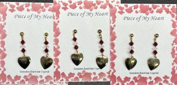 Valentine Candy Heart Sayings Dangle EARRINGS