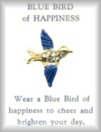 Bluebird of HappINess  Austrian Crystal PINs