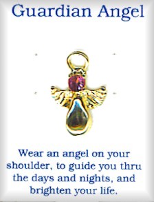 Guardian ANGEL Birthstone PINs in Display