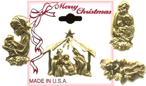 Christmas Nativity Pin Assortment