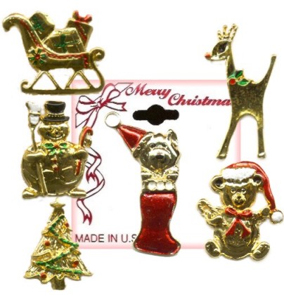 CHRISTMAS Lapel Pin Assortment