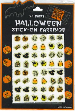 HALLOWEEN Stick-On Earrings