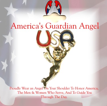 USA Guardian Angel  Pin