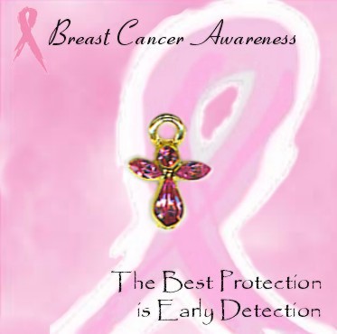 Breast Cancer Awareness Crystal ANGEL PIN