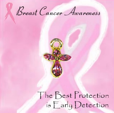 Breast Cancer Awareness Crystal Angel PIN