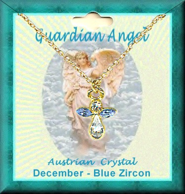 Guardian Angel Birthstone NECKLACE 4-Stones