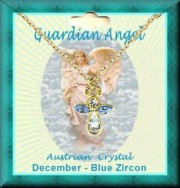 Guardian Angel BIRTHSTONE Necklace 4-Stones