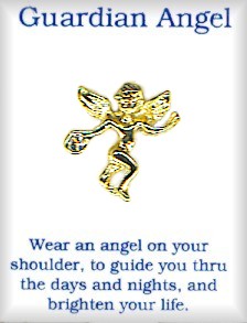 Guardian Angel Austrian Crystal PIN