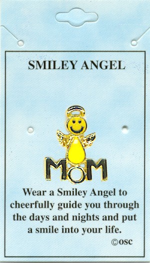 Mother's Smiley ANGEL PIN