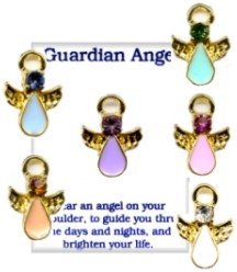Guardian Angel Crystal Pastel PIN Assortment
