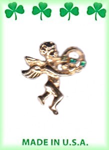 Irish Guardian Angel Claddagh  PINs
