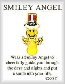 USA Uncle Sam Smiley Angel  Pin