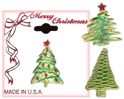 CHRISTMAS Tree Pin Assortment