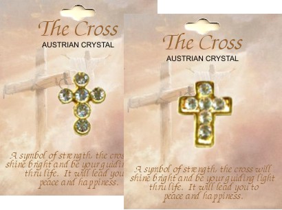 Cross Crystal PINs Assortment