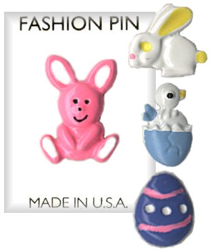 Easter PIN Assortment IN 3 Dozen Display