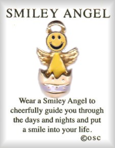 Easter Smiley Angel Lapel PIN