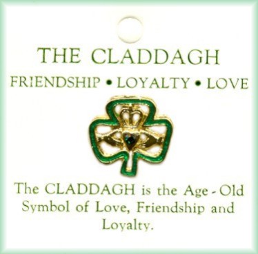 Irish Claddagh Lapel Pin