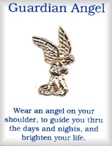 Praying Angel Lapel pin in 3 Dozen Display