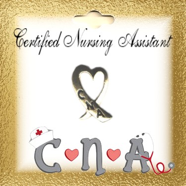 CNA Certified NursINg Assistant Heart PIN