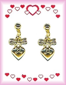 VALENTINE Heart Dangle Earrings