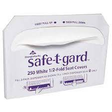 SEAT COVERS SAFE T GUARD1/2 FOLD 250/PKG 20PKG/CS