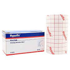 TAPE, DRESSING HYPAFIX RETENTION 4''X2YDS (1/BX 12BX/CS)